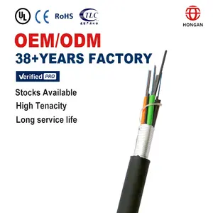 Hongan Manufacture Wholesale Fibre Cable Fiber Optic 48 Core GYDTZA Optical Cable For Outdoor