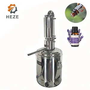 lemon essential oil extraction machine stainless steel essential oil steam distiller garlic oil extraction