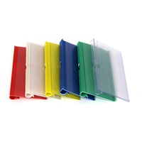 Extrusion de PVC personnalisé fabricant supermarché magasin de détail affichage suspendu étiquette de prix porte-clip étagère crochet coupe