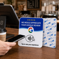 Carte à puce NFC RFID PVC Vorx Tech NTAG213 avec code QR et mini-étiquette pour le contrôle d'accès dans les magasins, salons, cafés et hôtels