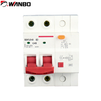 Disjoncteur compact à usage commercial Wanbo-128, disjoncteur électrique, interrupteur domestique, interrupteur total, protection contre les fuites d'électricité