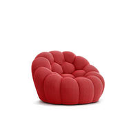 Fauteuil de salle à manger inclinable minimaliste, nouvelle tendance mode, le plus populaire, canapé bulle coloré, canapé simple en velours