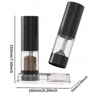 Rechargeable Salt and <b>Pepper</b> <b>Grinder</b> Electric Stainless Steel Spice Mills Custom Logo - Product Image 6