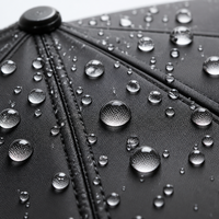 Parapluie de voyage compact coupe-vent à double auvent, pliable automatiquement, résistant aux intempéries, pour la pluie et les tempêtes, en gros