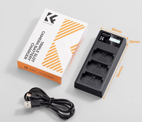 Chargeur de batterie NP-FZ100, chargeur de batterie pour appareil photo A7iii à 3 emplacements avec écran LCD pour appareils photo Sony
