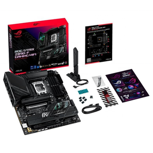 ROG <span class=keywords><strong>Strix</strong></span> เมนบอร์ดตั้งโต๊ะแบบ Intel WiFi DDR5เกม Z890-<span class=keywords><strong>F</strong></span> 128GB รองรับซีพียู12/13/14 SATA3 M.2 - Product Image 1