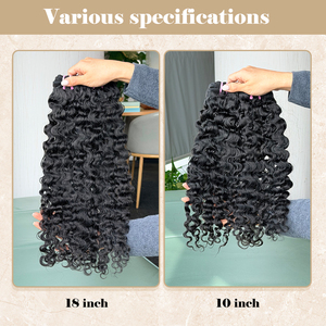 Extensions de cheveux bouclés birmans non traités, doux et brillants, de 8 à 36 pouces, NewWave Raw Virgin, sans perte de cheveux - Product Image 3