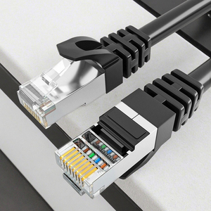 Câble LAN Cat5e SFTP 1m 5m 10m 20m 30m, gaine PVC noire, câble Ethernet intérieur/extérieur, conducteur en cuivre, RJ45, câble réseau en vrac - Product Image 3