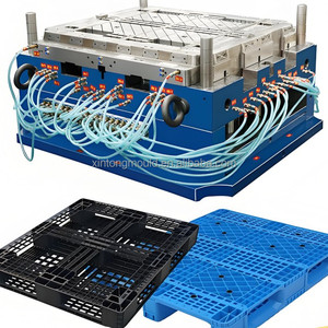 Chất Lượng Cao Nhiệm Vụ Nặng Nề Mặt Duy Nhất Nhựa Xuất Khẩu Ép Phun <span class=keywords><strong>Pallet</strong></span> Khuôn Nhà Sản Xuất Cho 1100*900 9 Chân Nhựa <span class=keywords><strong>Pallet</strong></span> - Product Image 3