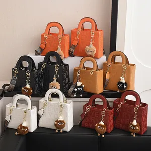 Supplier Wholesale Ladies Large Tote Bag Capacity Pu Leather Crossbody Handbag