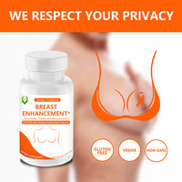 Cápsulas de aumento de senos de etiqueta privada Suplementos dietéticos de hinojo de vitamina C sin gluten Cápsulas reafirmantes de senos