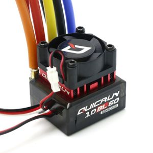 <span class=keywords><strong>Hobbywing</strong></span> <span class=keywords><strong>QUICRUN</strong></span> 10BL60 Sensored <span class=keywords><strong>60A</strong></span> 2-3S Lipo BEC Contrôleur de vitesse Brushless ESC pour 1/10 1/12 RC Car - Product Image 5