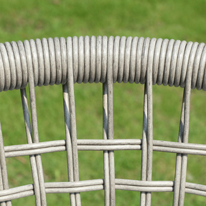 Giardino <span class=keywords><strong>Esterno</strong></span> In Alluminio Per Il Tempo Libero Mobili In Vimini Patio <span class=keywords><strong>Rattan</strong></span> Intrecciato Sei Posti Canna Sedie Tavolo Set - Product Image 5