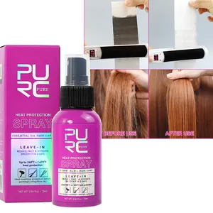 Private Label Light Weight Heat Protectant Spray For Hair Iron Straight Heat Spray Up To 450 Fahrenheit Heat Protection Spray