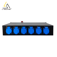 Distributeur d'alimentation professionnel en métal PW6II avec connecteurs XLR 2 PIR et Speakon NL4/NL8, audio haute résolution, design durable