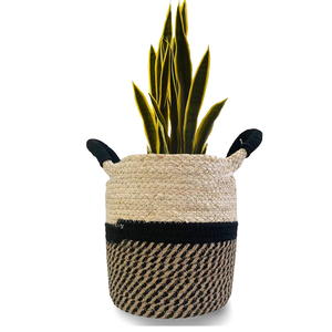 Plants Basket Plant Collapsible 12x12inch Cotton Rope Woven Plants Basket Potted Plant Basket Custom Jute Rope Basket For Tree Flowers