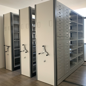Étagères mobiles compactes, armoires de classement à roulettes pour l'archivage scolaire, les bibliothèques, les entrepôts, les banques - Product Image 6