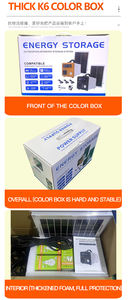 Estación de Energía Portátil de 200W, Generador <span class=keywords><strong>Solar</strong></span> de 76.8WH, Batería de Litio-Hierro de 15Ah/20Ah de Capacidad, Onda Sinusoidal Modificada, Batería Externa - Product Image 6