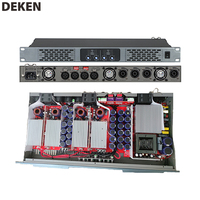 Système audio professionnel DEKEN DA-4400 de haute qualité, classe D, quatre canaux, 400 watts avec amplificateur professionnel DSP