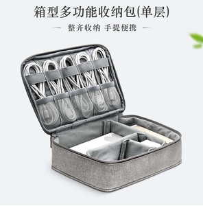 Nylon Portable Storage Bag Large Capacity Zipper Closure Fashion Minimalist Design Supplier - Product Image 5