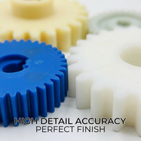 Pièces en plastique PEEK de qualité aérospatiale sur mesure, usinage CNC de haute précision, moulage, engrenage annulaire, certifié RoHS, faible MOQ