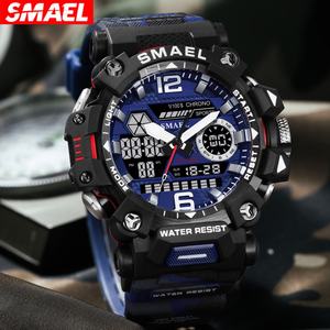 Montre de sport de luxe pour homme, étanche, affichage numérique LED double, chronomètres, Relogio Masculino SMAEL 8072MC, montre-bracelet de sport - Product Image 2