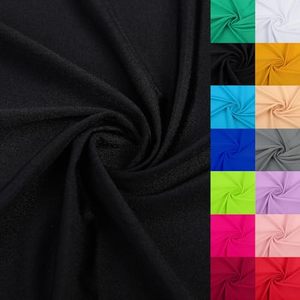 80% Nylon 20% Spandex Fabric 4 Way Stretch Lightweight Quick Dry Swimwear Sportswear Material Black 59 Inch Width Per Yard - Product Image 1