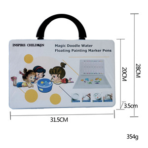 JIUFENG acqua magnetica galleggiante penna Art Set-9 1 cartone animato Kawaii cancelleria sicura pennarelli da colorare più colori per il disegno - Product Image 4