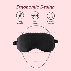 Masque de sommeil en soie en gros, prix direct usine, pour spa <span class=keywords><strong>et</strong></span> hôtel - Product Image 5