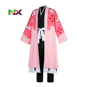 Capa de Disfraz de Cosplay del <span class=keywords><strong>Capitán</strong></span> Shunsui Kyoraku de la Guerra de Sangre de Mil Años, Blanqueada - Product Image 5