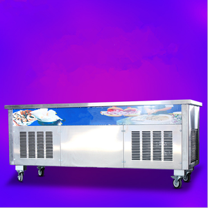 Vevor ถาดทำไอศกรีมเครื่องทำไอศกรีมแผ่นเย็นผัดไอศกรีมเชิงพาณิชย์จากประเทศไทย - Product Image 4