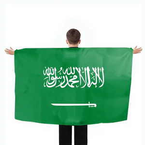 Pengiriman cepat penjualan terlaris kustom 100D poliester bendera badan negara Palestina - Product Image 5