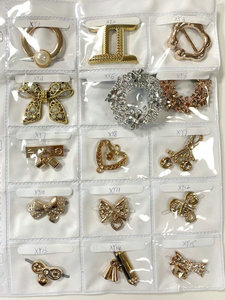 Exquisitos abalorios de plástico para zapatos, símbolos de moda, zapatos de mujer a la moda, hebillas de plástico pequeñas decorativas para zapatos de mujer, hebilla - Product Image 3