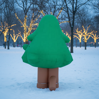 Arbre gonflable publicitaire - Imperméable et durable - 6 à 8 pieds de haut - Pour décorations de fêtes en plein air et activités événementielles
