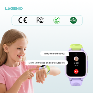 LAGENIO K9 Yeni Ürün Akıllı Saat Sim Kart GPS WIFI LBS İzleyici HD Kamera Görüntülü Arama 1G+8GB Hafıza <span class=keywords><strong>Android</strong></span> 4G Çocuk Akıllı Saati - Product Image 1