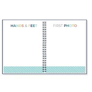 Carnet <span class=keywords><strong>de</strong></span> bébé personnalisé avec couverture rigide en PP, reliure spirale, livre <span class=keywords><strong>de</strong></span> souvenirs <span class=keywords><strong>de</strong></span> la première année <span class=keywords><strong>de</strong></span> bébé, cadeau personnalisé, impression personnalisée, enregistrement du bébé - Product Image 4