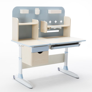 Trẻ em học bàn | Chiều cao có thể điều chỉnh trẻ em bảng với người giữ cuốn sách đứng ngăn kéo lưu trữ | Ergonomic Máy tính để bàn bằng văn bản - Product Image 5