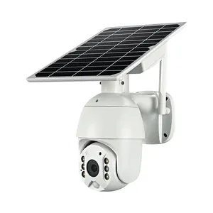 1080 2mp Impermeabile Solar Powered Outdoor Security Telecamere PTZ 4g S10-4G