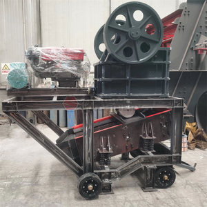 Máy nghiền hàm hiệu suất cao với sàng lọc và Băng tải có sẵn trong kho, thích hợp cho nghiền đá - Product Image 5