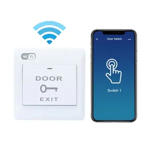 WIFI Smart Switch Door Exit Botão Para Sistema De Controle De Acesso Tuya App Controle Remoto