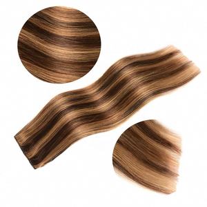 New Style Double Drawn European Human <b>Hair</b> <b>Extensions</b> <b>Clip</b>-<b>In</b> Loose Deep Wave Kinky Straight Loose Wave Jerry Curl Styles - Product Image 6