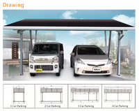 Support de montage pour carport solaire en aluminium imperméable SOEASY SC17 Energy System