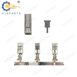 Grey Connector with Terminal for Car Antenna Adapter Custom Service Male Automobile Connector Automotive Custom 1 Pin