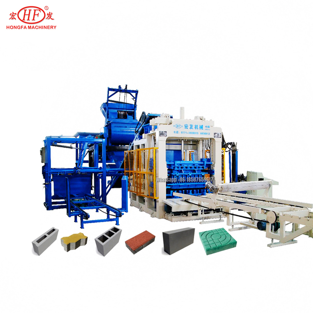 Automatic Cement Brick Factory Hollow Block Pressing Molds Customized Interlocking Brick Machine