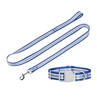 Accessoires pour animaux de compagnie en gros, nouveau collier réglable en nylon, laisse pour animaux de compagnie, collier pour chien et chat pour chiens de petite et moyenne taille