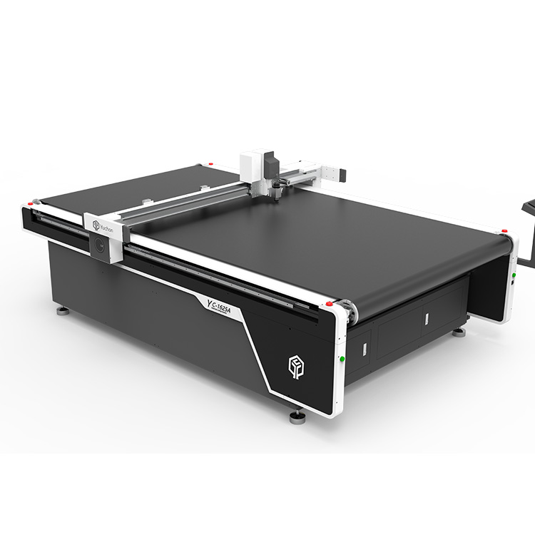 Многослойная режущая машина Yuchen, Высококачественная режущая ткань для одежды, автоматическая подача