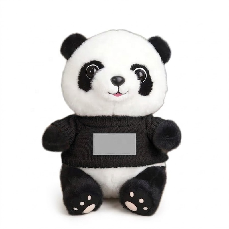 Panda De Peluche Rana De 35 Cm | Suave Y Acolchado Para Decorar O Abrazar