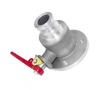 Vanne à boisseau sphérique à bride en aluminium moulé de 3 pouces avec joint en PTFE pour milieux huileux à température moyenne, commande manuelle, personnalisation OEM/ODM