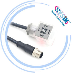 Conjunto <span class=keywords><strong>de</strong></span> <span class=keywords><strong>Cable</strong></span> Conector Codificado A DIN 43650A a M12 para Conexiones <span class=keywords><strong>de</strong></span> <span class=keywords><strong>Caja</strong></span> <span class=keywords><strong>de</strong></span> Distribución <span class=keywords><strong>de</strong></span> Válvulas - Product Image 2