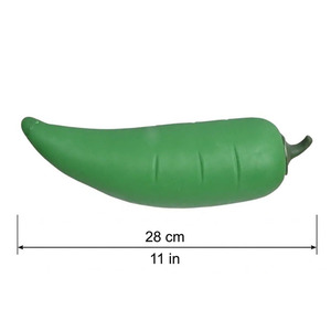Piments géants moelleux rouges et verts, jouet sensoriel anti-stress en forme de légume à presser, cadeau pour enfants et adultes - Product Image 3